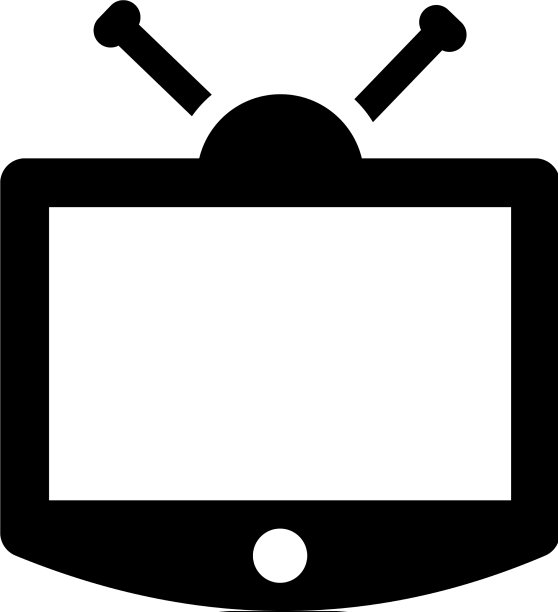 媒体电视图标图片下载