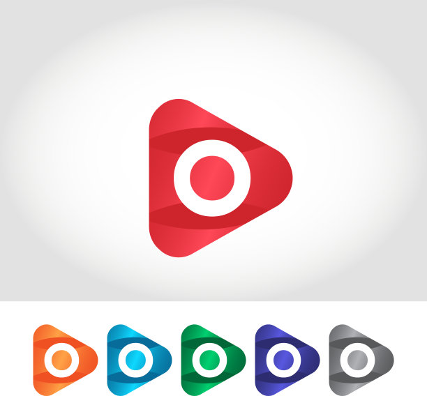 O字母戏标志设计理念图片下载