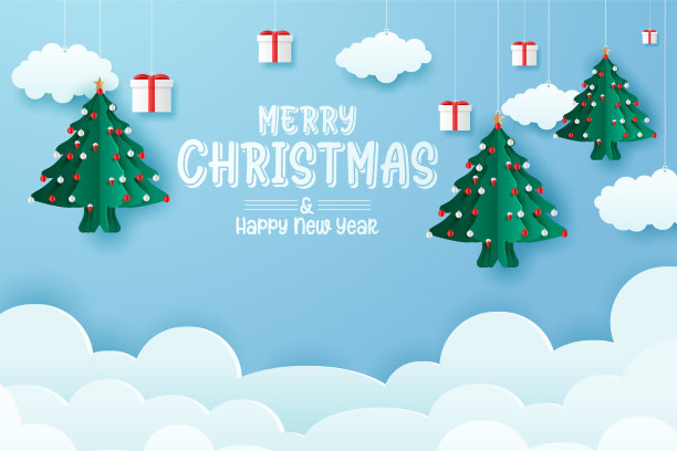 圣诞贺卡与折纸制作图片下载