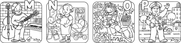 ABC人专业涂色书集图片下载