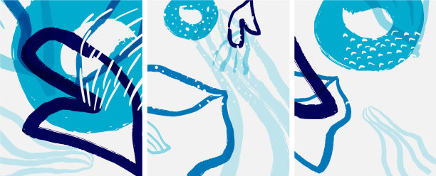 社交媒体抽象背景抽象手图片下载