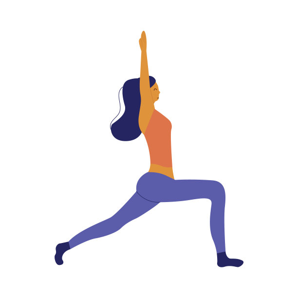 女孩正在练习瑜伽图片下载