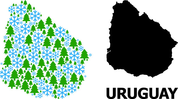 冬季组成图乌拉圭雪片图片下载