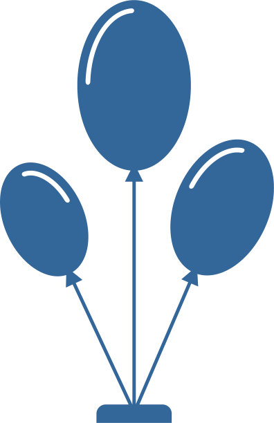 气球图标设计方提供的模板图片下载