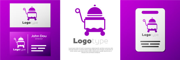 标志类型覆盖了一个托盘食品图标孤立图片下载