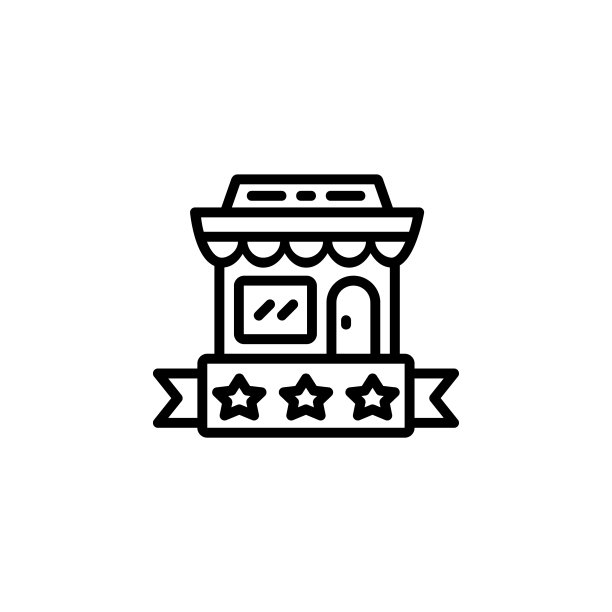 网站适用的评价图标线条风格图片下载