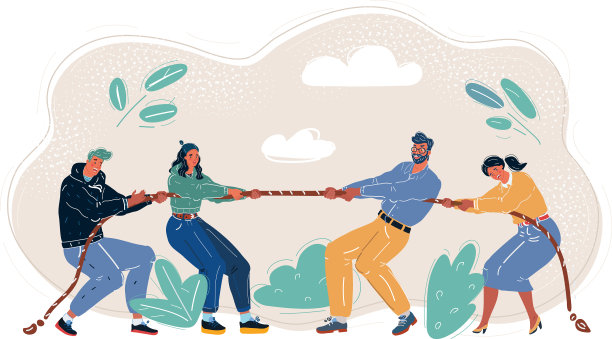 拔河的人战斗图片下载