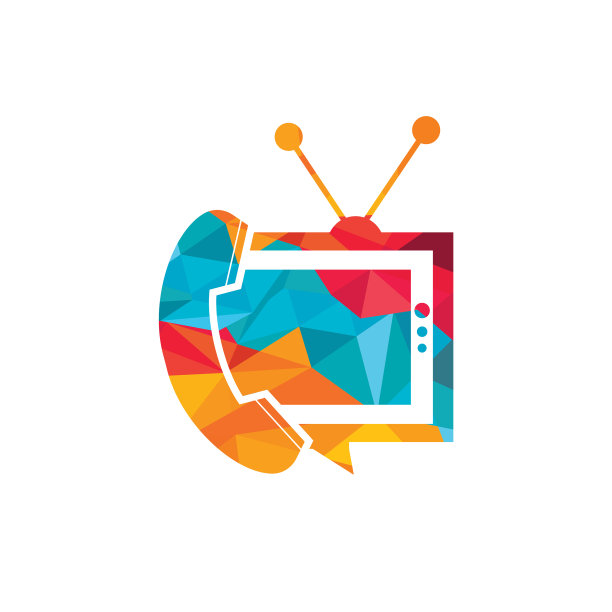 电视电话标识模板设计图片下载