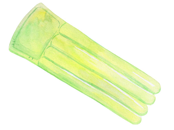 水彩绿色橡胶充气床垫游泳池或海洋孤立的白色背景。漂浮和放松的度假配件图片下载