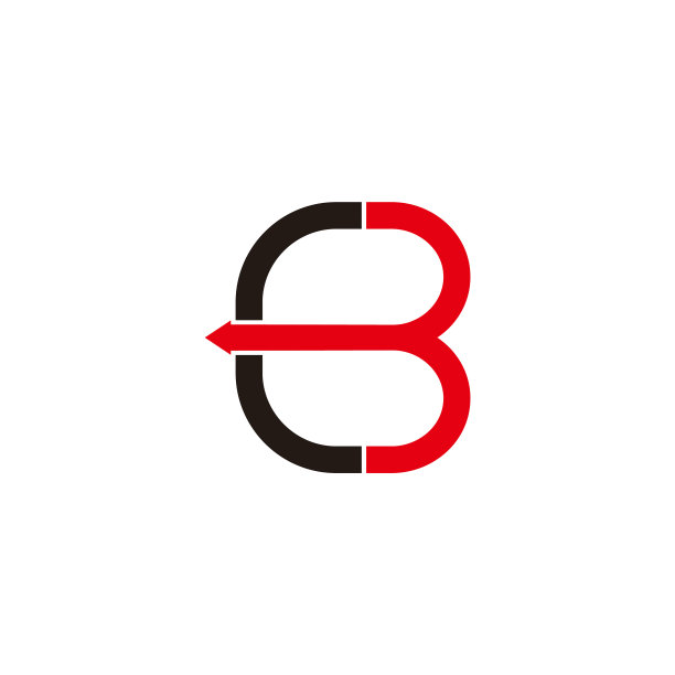字母cb运动箭头简单的几何标志图片下载
