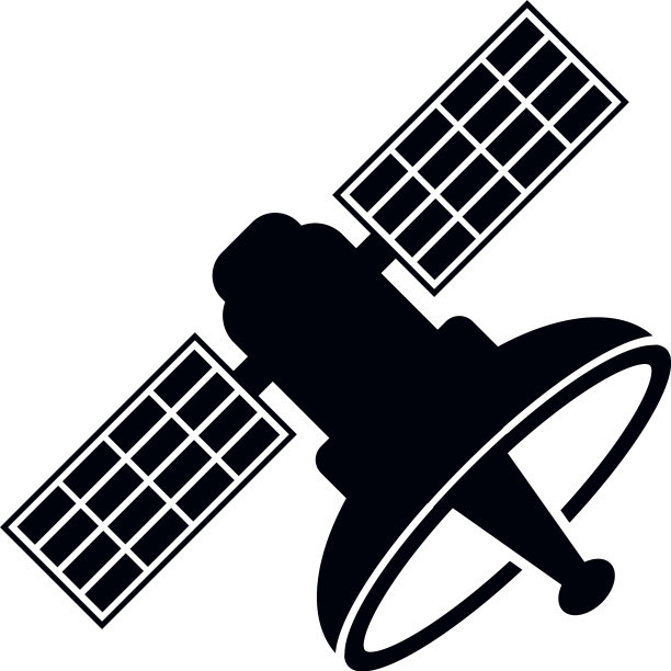 太空卫星图标设计模板图片下载