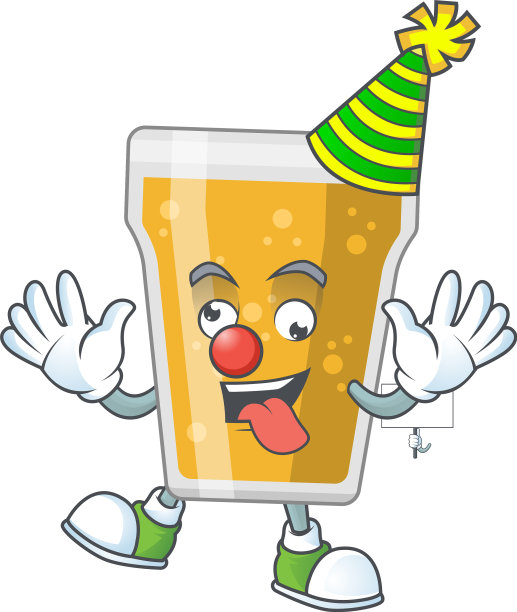 娱乐小丑杯啤酒漫画人物图片下载