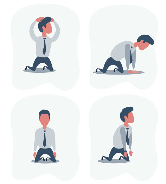 伤心不快乐的商人办公室职员经理图片下载