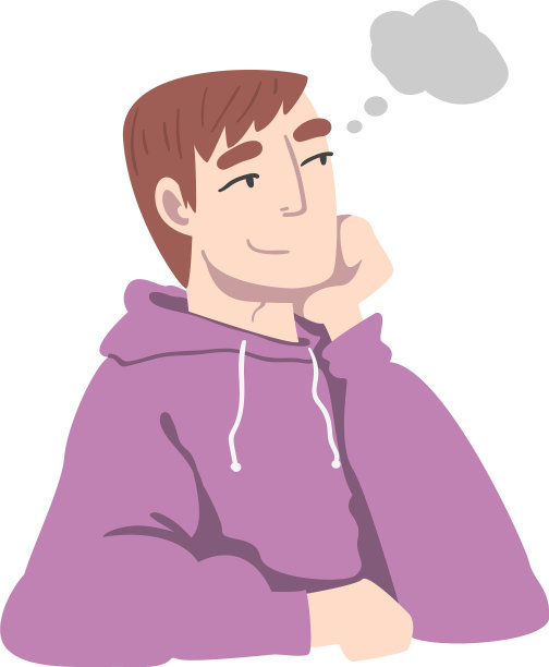 穿着帽衫的年轻人在幻想图片下载