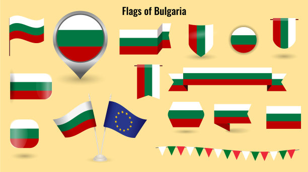 保加利亚国旗大设图标和象征图片下载