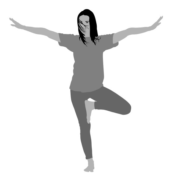 女人练习瑜伽瑜伽姿势图片下载