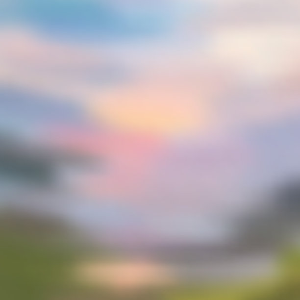 充满活力模糊的海天云背景图片下载