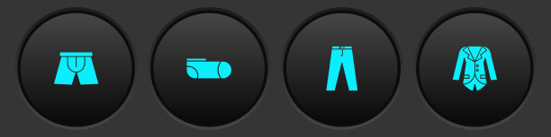 套装男士内裤、运动袜、长裤和运动上衣图片下载