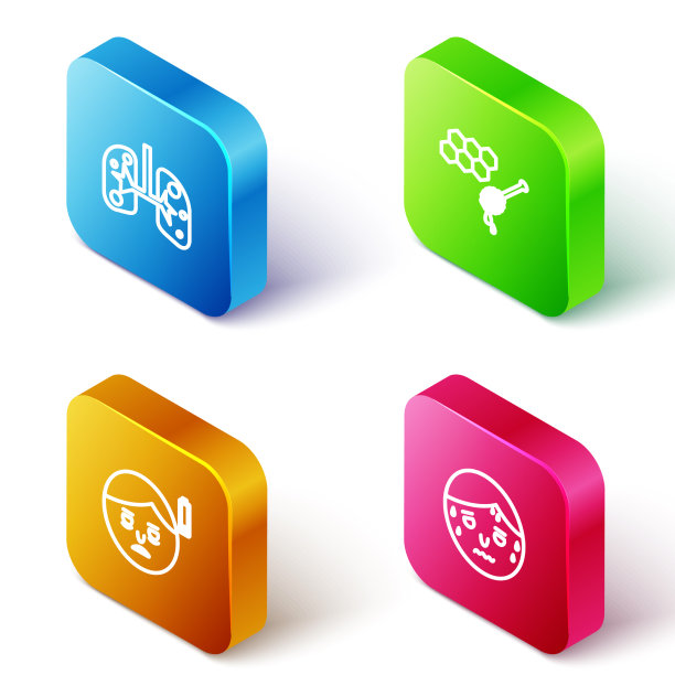 设置等距线肺蜂窝与蜂蜜图片下载