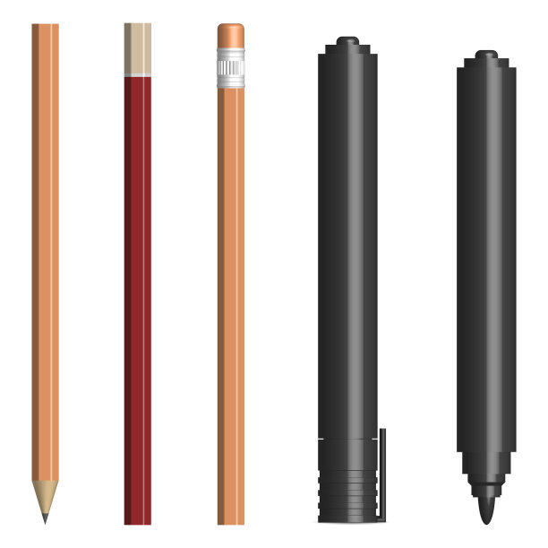 设置文本标记和铅笔图片下载