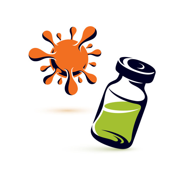 医用药瓶隔离白色传染病图片下载