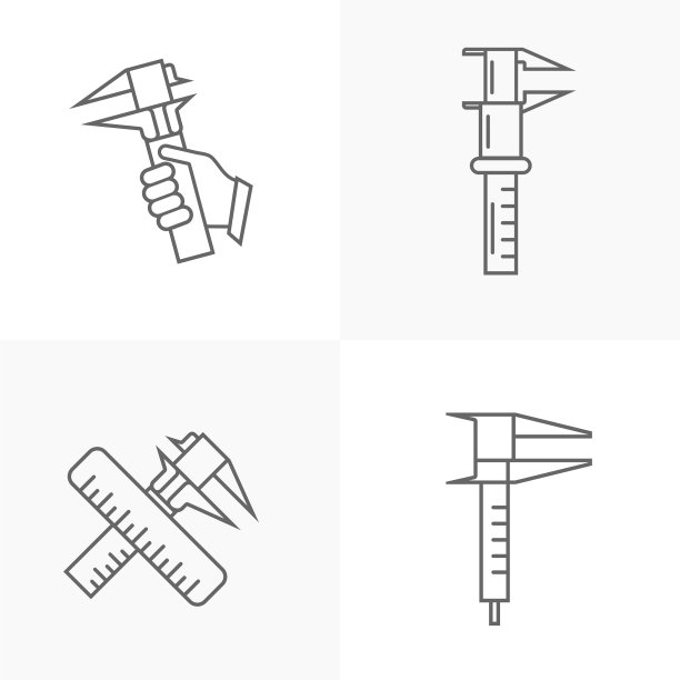 设置标尺工具图标工程简单图标图片下载