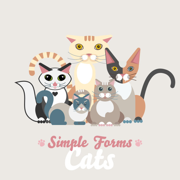 扁猫孤立设定卡通图片下载