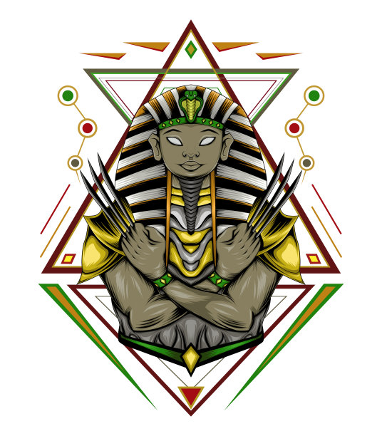 拉美西斯 Sphinx。埃及传说插图图片下载