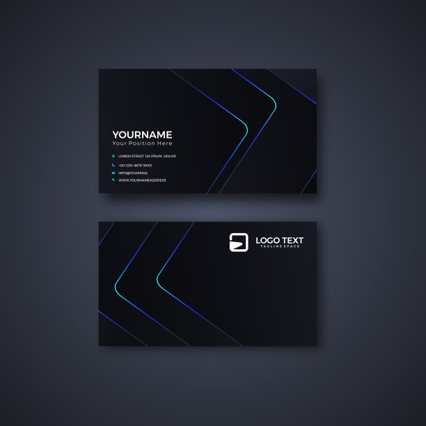 现代名片模板图片下载