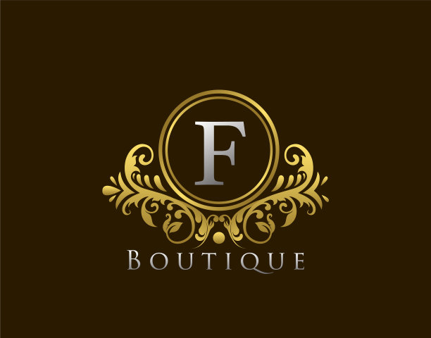 豪华精品信弗洛戈复古金色徽章图片下载