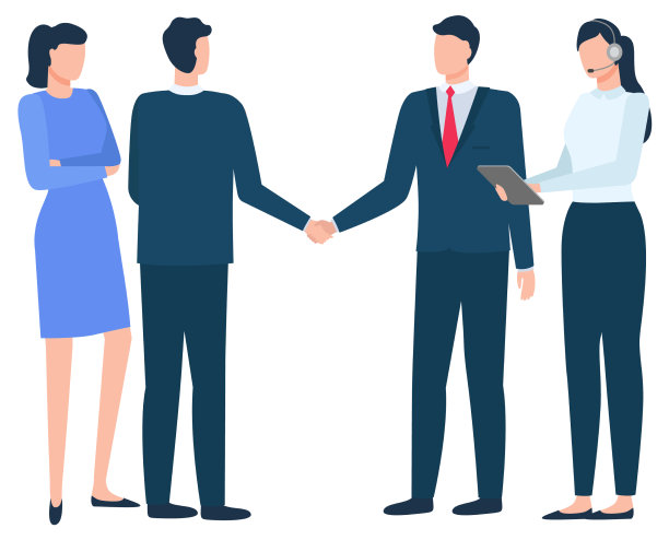 商务会议握手伙伴图片下载