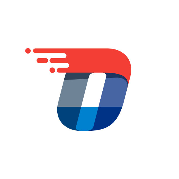 字母o快速运动标志图片下载