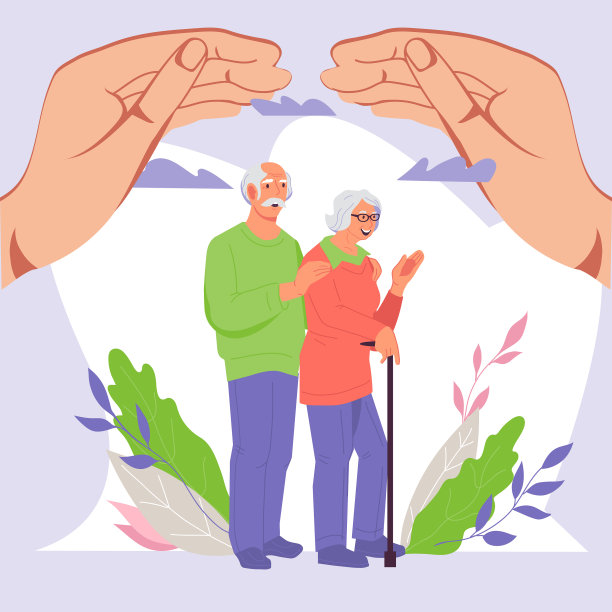 为老年人提供保险、人身安全和医疗服务图片下载