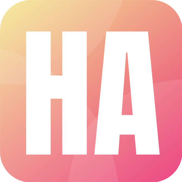 哈信标志设计风格简约图片下载