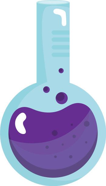 医用烧瓶测试实验室隔离风格图标图片下载