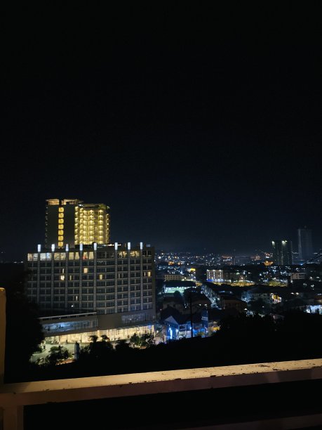 夜晚的城市灯光图片下载