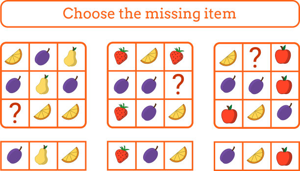 选择缺失的项目教育游戏图片下载