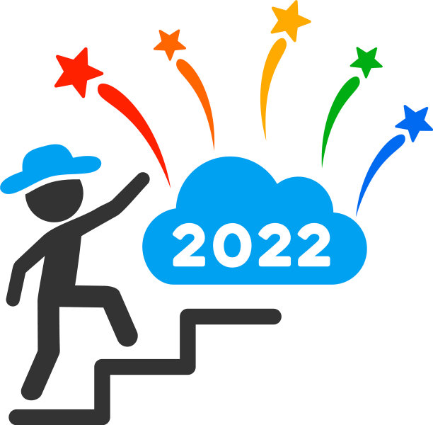 绅士踏向2022年烟花平标图片下载