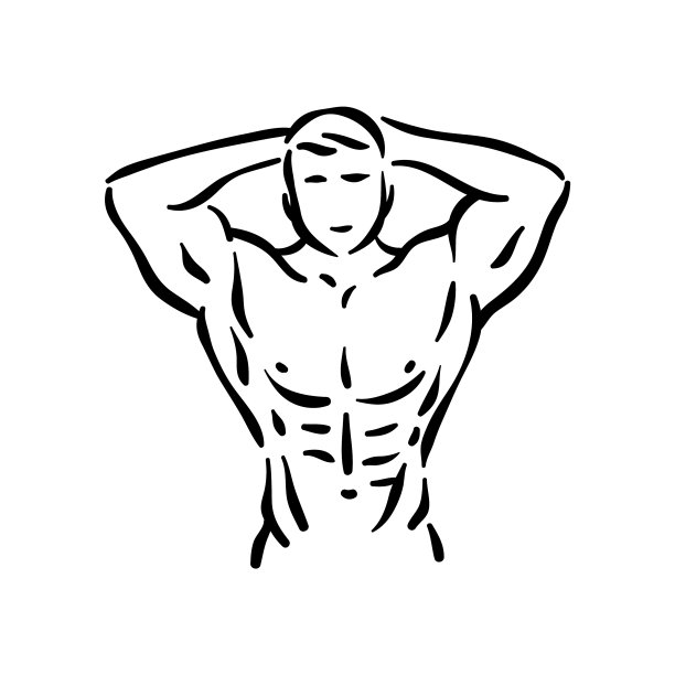 健美运动员健身运动员在健身房肌肉发达图片下载