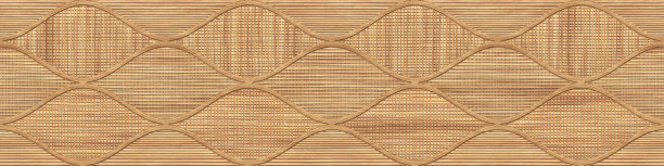 木材无缝纹理与几何图案，马赛克纹理，长纹理，3d插图图片下载