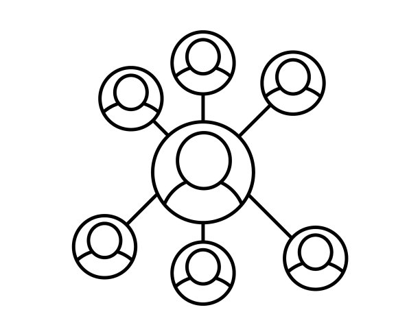 社交网络图标人沟通eps 10图片下载