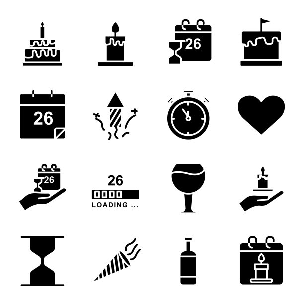 澳大利亚日字形图标设置简单设计图片下载