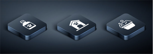 设置等距狗药瓶和宠物洗澡图片下载