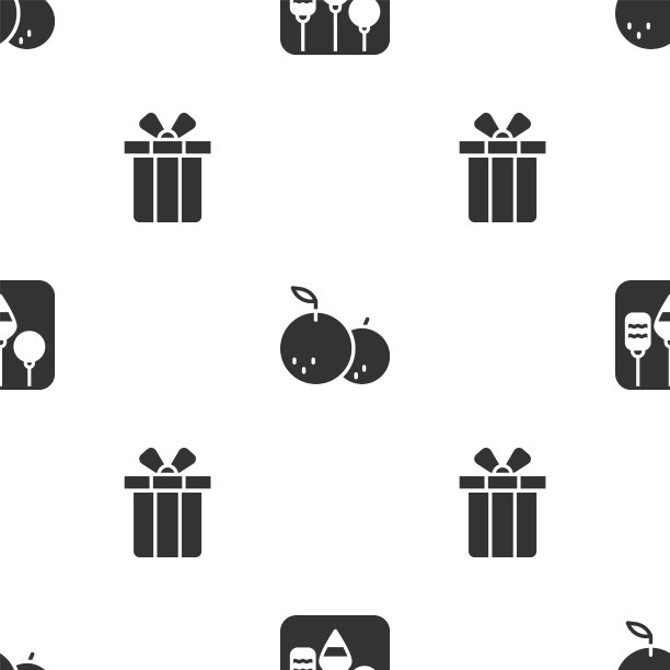 设置圣诞彩灯和礼物盒上图片下载