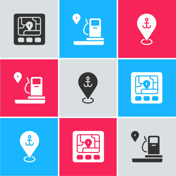 设置GPS设备地图位置和加油站图片下载