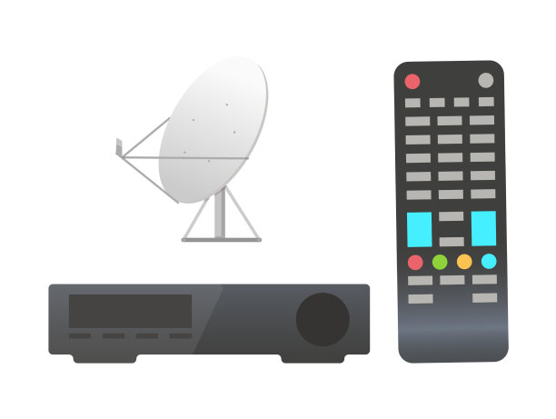 远程控制和卫星碟形天线服务集图片下载