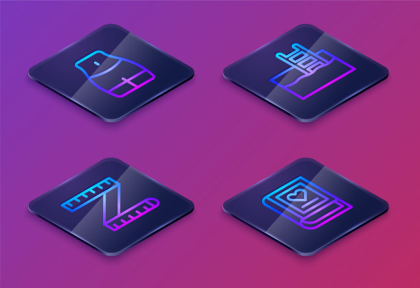 设定女性腰围的等距线图片下载