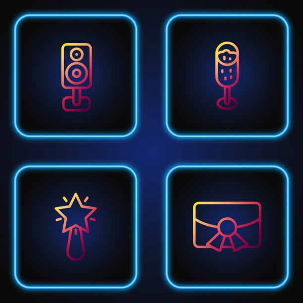 订线圣诞明信片明星立体声扬声器图片下载
