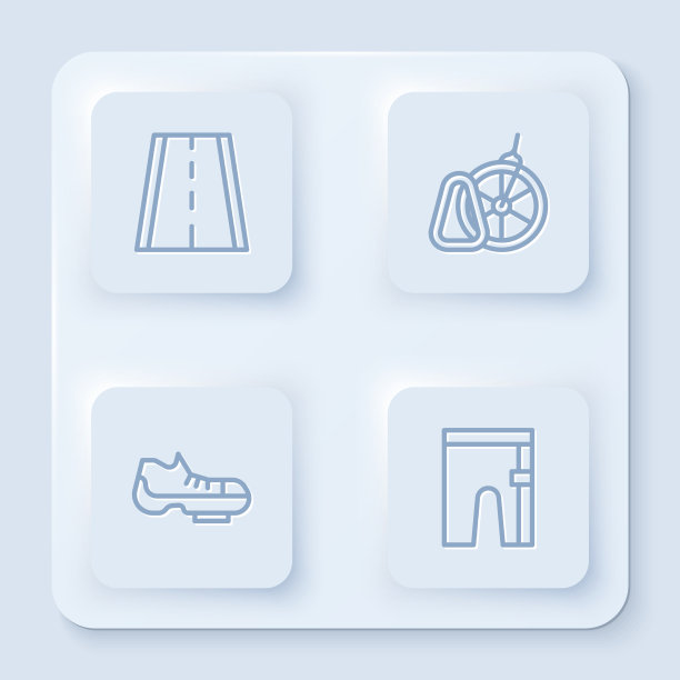 自行车专用道设停车鞋和自行车停放线图片下载