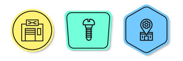 套线自行车维修保养金属螺丝图片下载